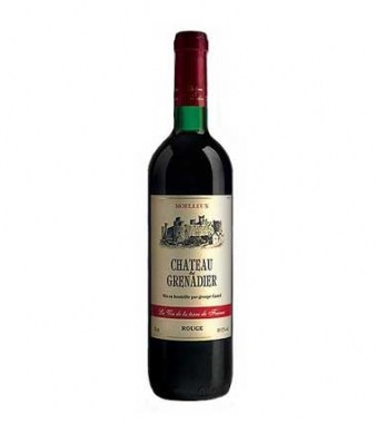 Вино Шато де Гренадер красное полусладкое 0.7 литра